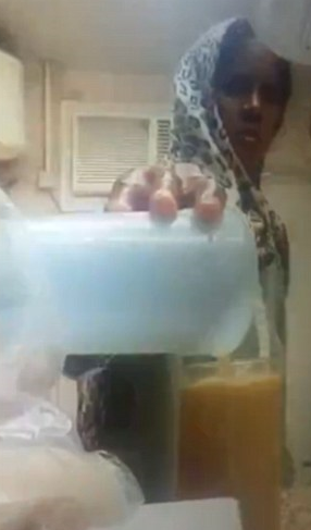 Hidden camera catches maid pouring her urine in employer’s drink